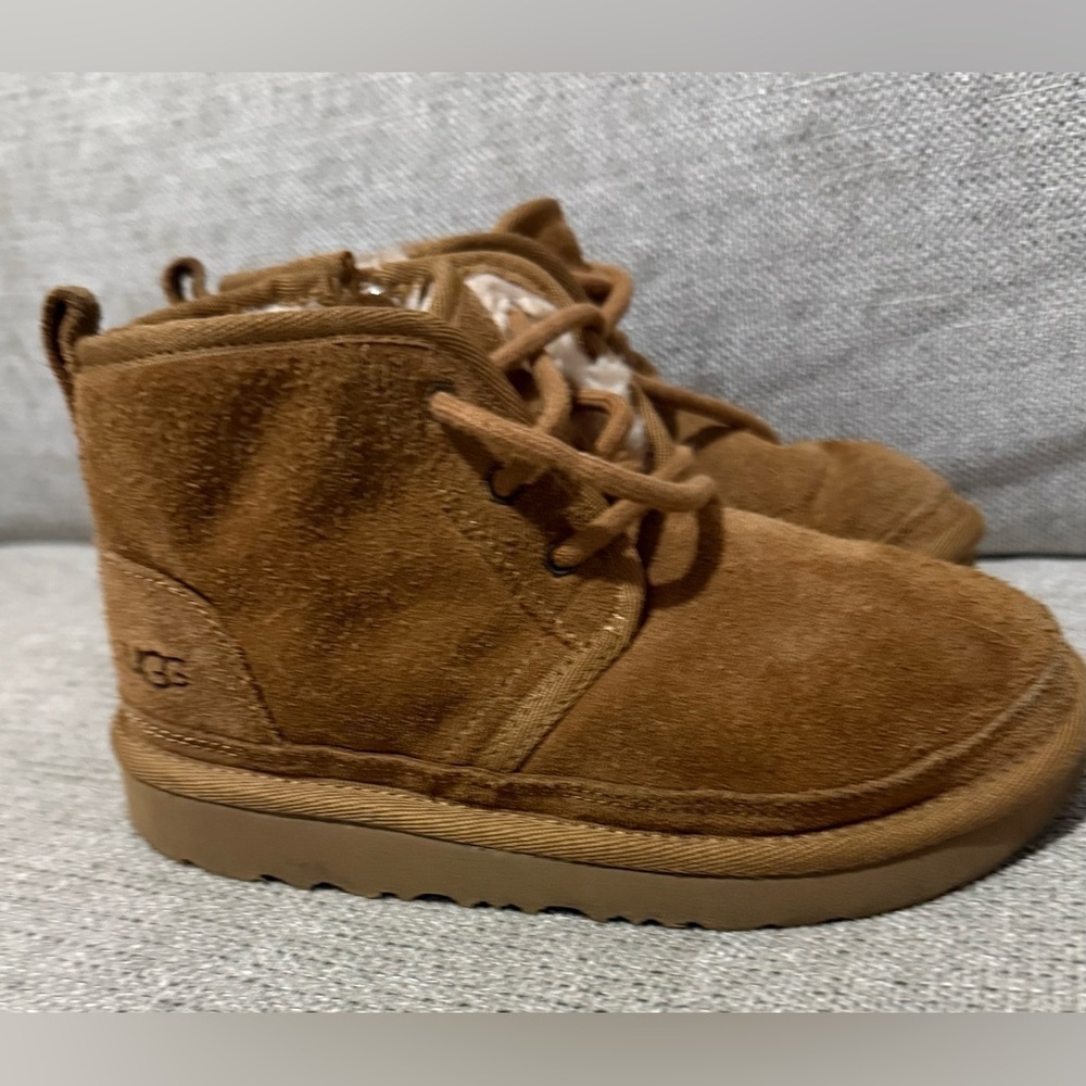 UGG Kids Tan Suede Boots